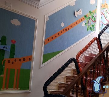 پروژه نمد دیواری مهد بومرنگ