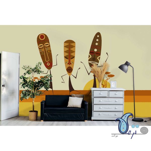 mask felt wallcovering