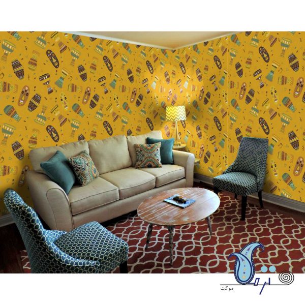 Tribe felt wallcovering