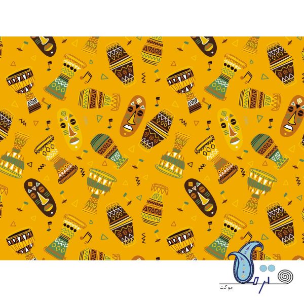 Tribe felt wallcovering