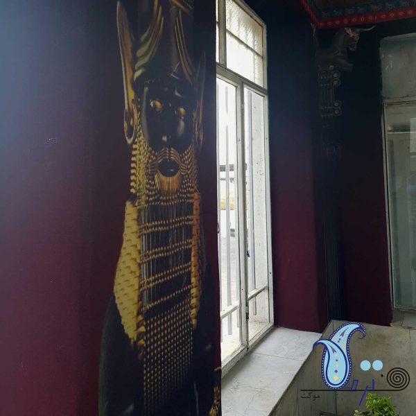 persepolis felt wall covering