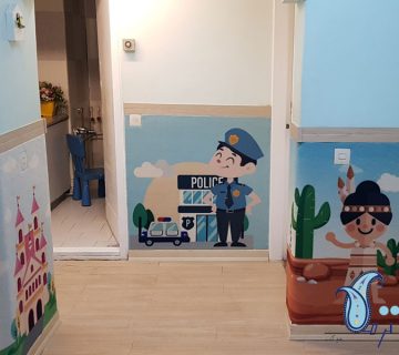 دیوارپوش نمدی مهد ساترا