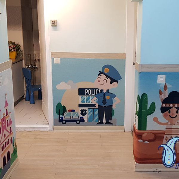 دیوارپوش نمدی مهد ساترا