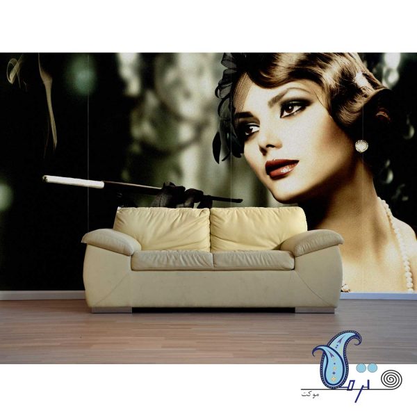 دیوارپوش نمدی طرح آلن دلون