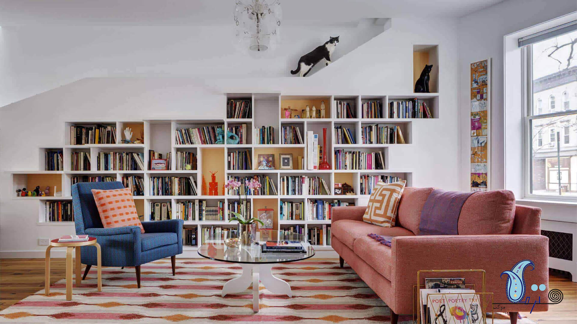 Personal library Termeh Carpet 2 - سه نکته‌ی اساسی در داشتن کتابخانه‌ی شخصی