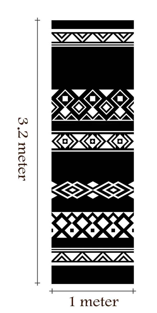 دیوارپوش نمدی طرح زیمباوه